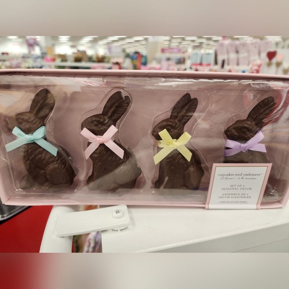 Cupcakes and Cashmere Faux Chocolate Bunnies